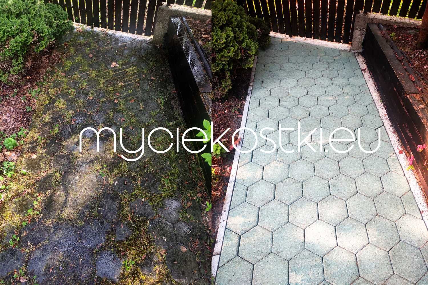 Mycie / czyszczenie KOSTKI brukowej, ELEWACJI - NOWY SĄCZ -od 5zł/m2