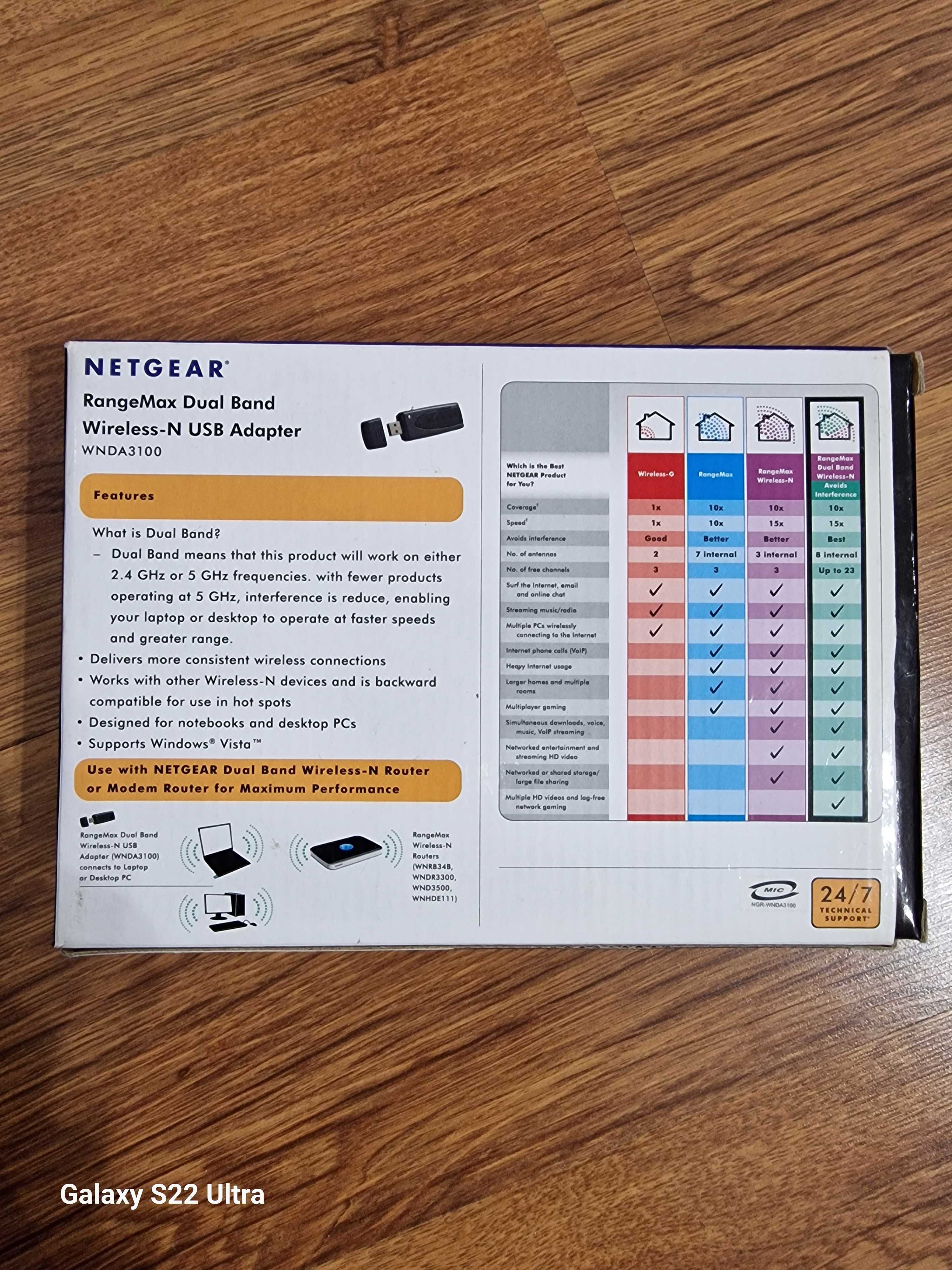 Netgear RangeMax Dual Band Wireless-N USB Adapter