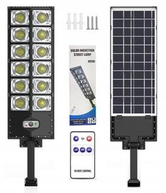 LATARANIA ULICZNA Lampa solarna LED 1080W + Pilot