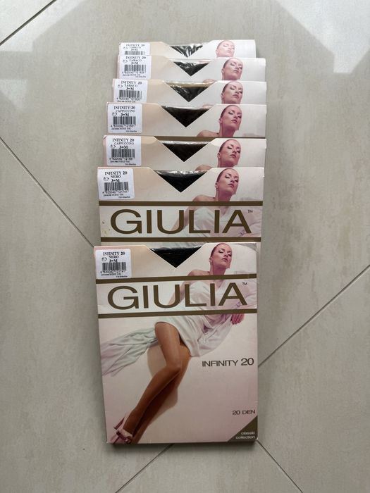 Rajstopy damskie Giulia 20 den, rozm.3 różne kolory