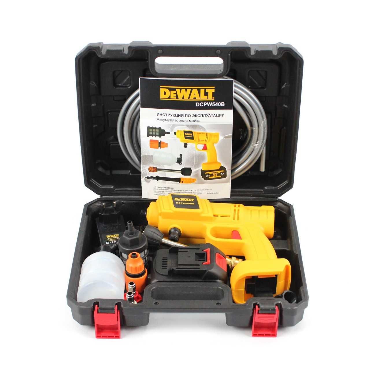 Акумуляторна ручна мийка DeWalt DCPW540B (36V, 6Ah, 26bar) Девольт