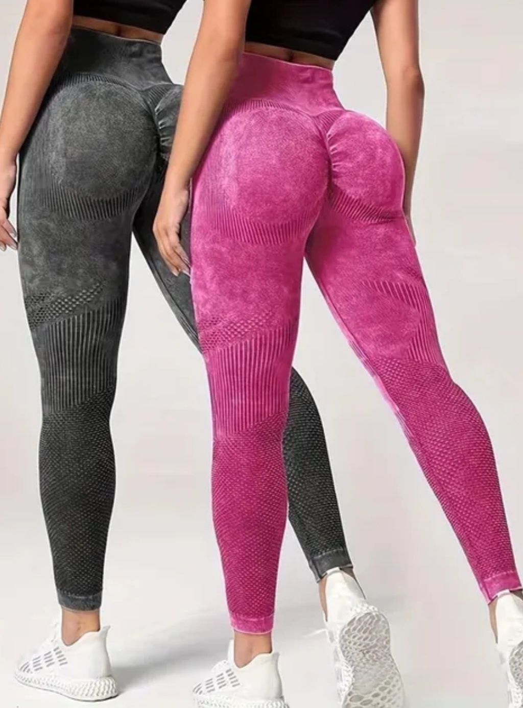 Легінси S, M,L, XL безшовні спорт пуш ап лосини