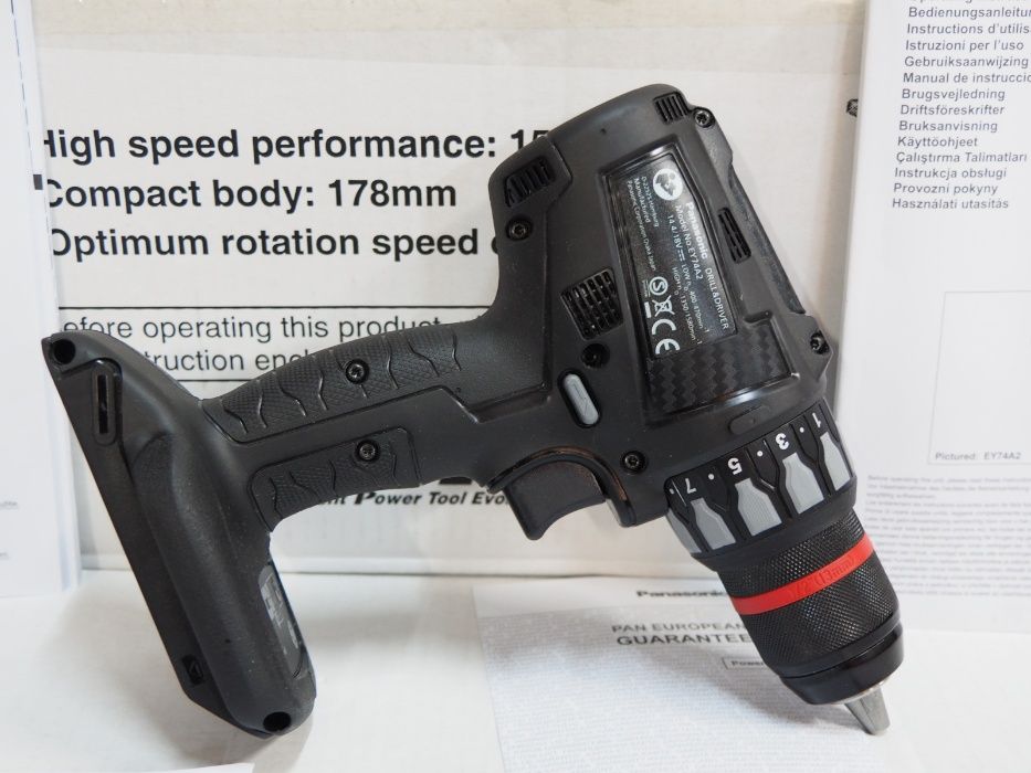Bezszczotkowa wkretarka PANASONIC EY 74 A2 bez bateria 14,4v 18v