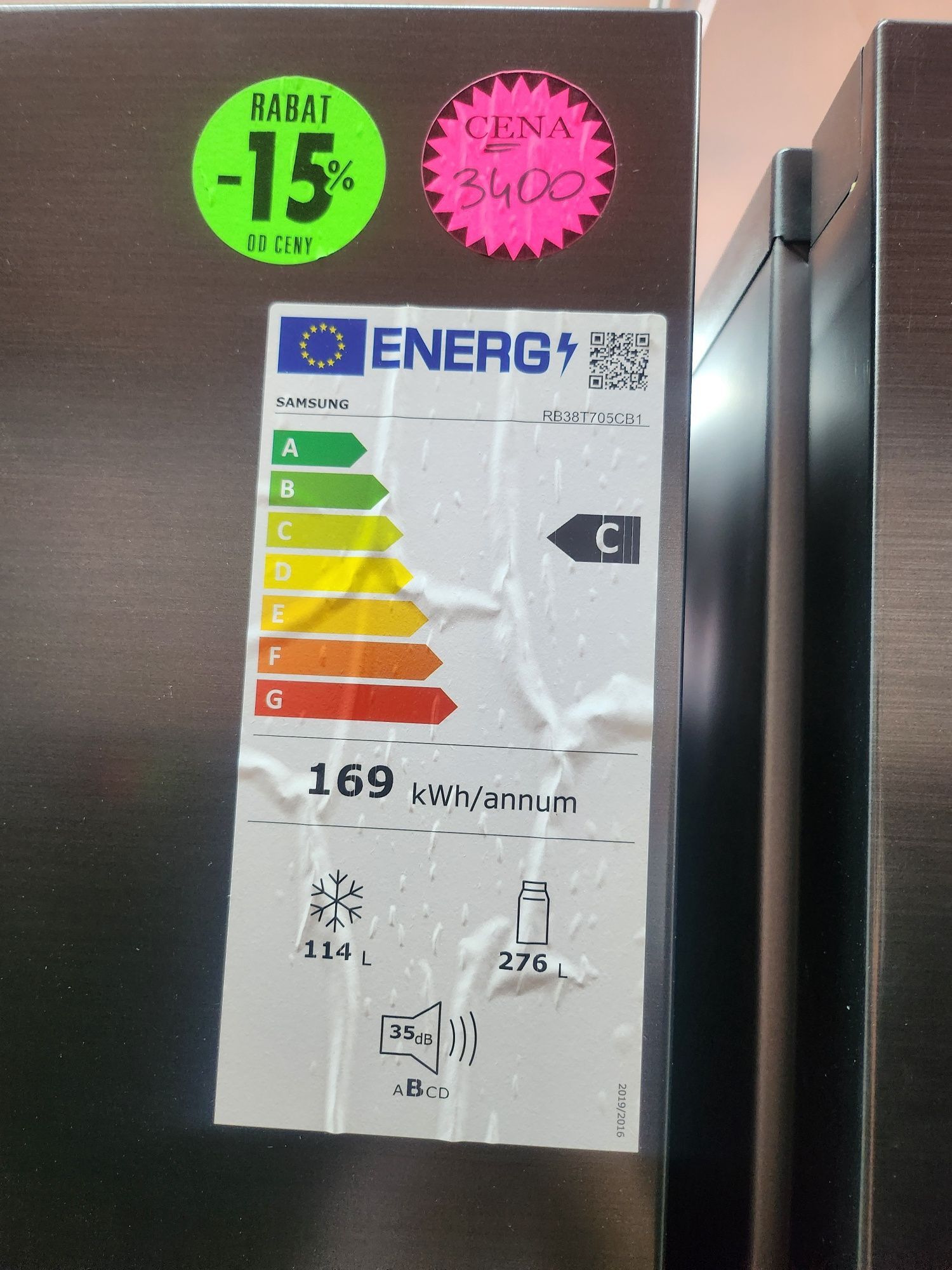 JANKI, ul. WSPÓLNA 6 Lodówka Samsung RB38T705CB1