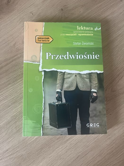 Przedwiośnie Stefan Żeromski Wyd. Greg lektura z opracowaniem jak nowa