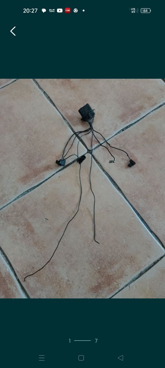 Kostka Wtyczka Wiązka elel. Wtyk/5pin reflektor przedni Megane ll