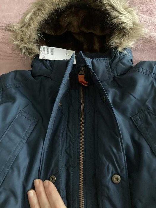 Тепла куртка парка H&M 116р. 5-6 років