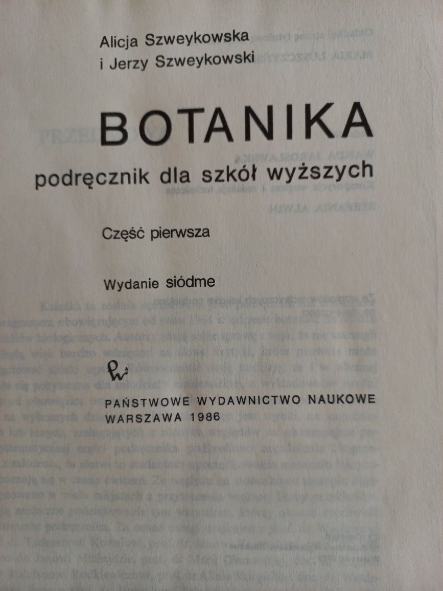 Botanika, Alicja Szweykowska i Jerzy Szweykowski, część 1 i 2