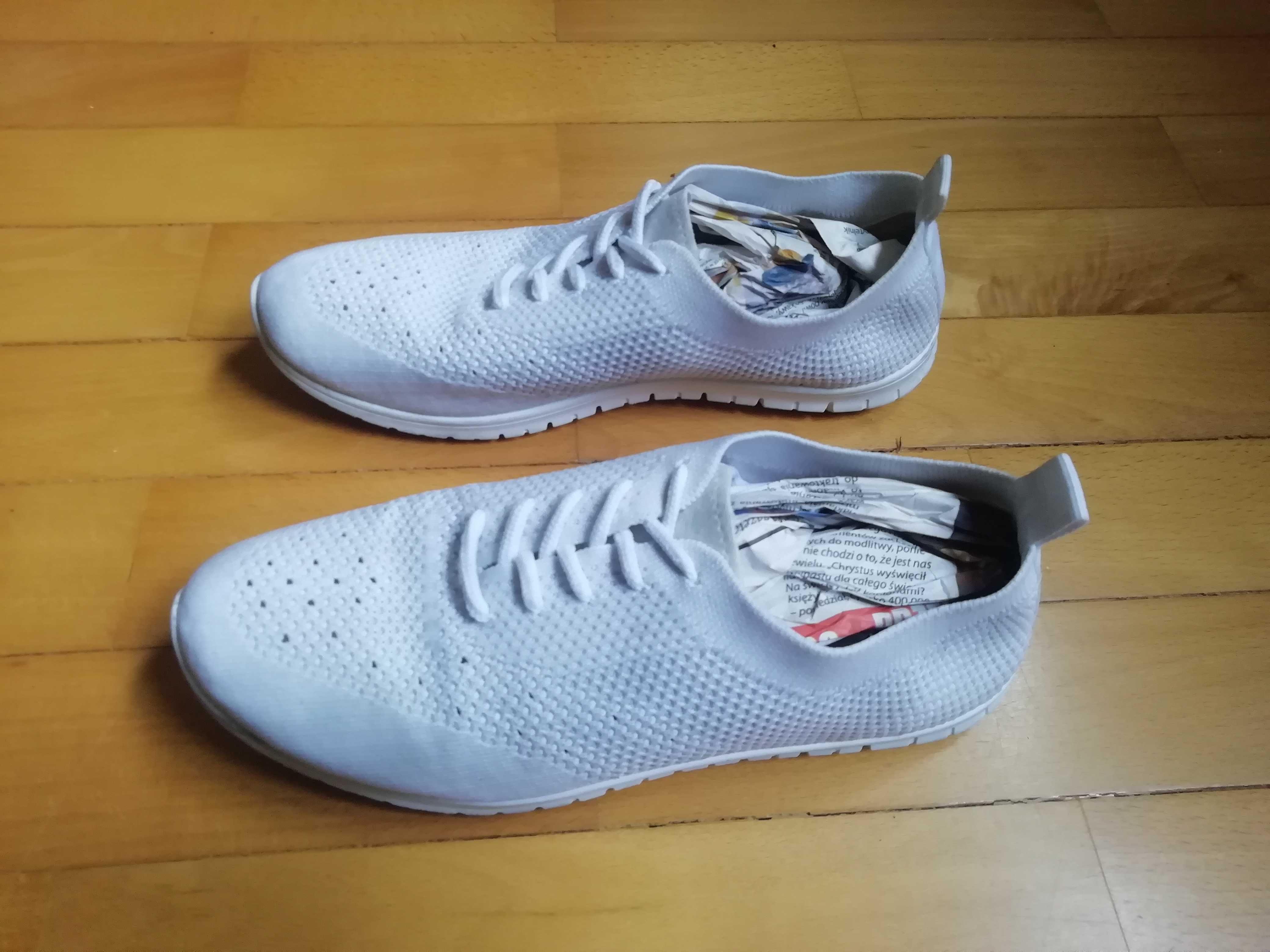 Lekkie ażurowe buty sportowe damskie na lato N/M BO-2 białe rozm. 38