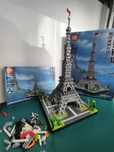 Klocki wieża eiffla konstrukcyjne podobne do Lego