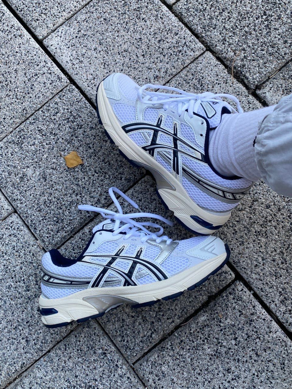 Кросівки Asics Gel-1130 White Black Beige, кросовки Асікс Гель