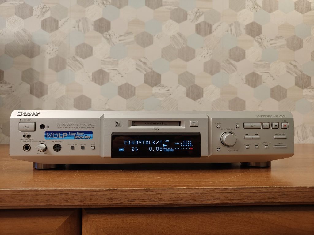 Sony MDS-JE640 Minidisc Odtwarzacz Nagrywarka
