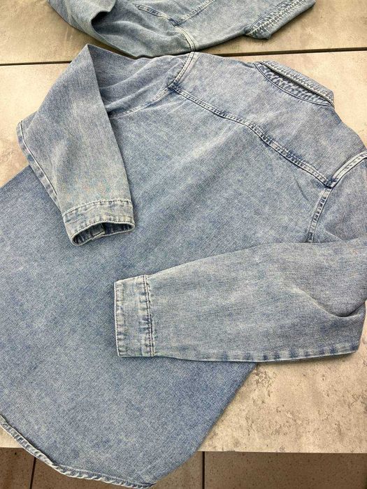 Рубашка Chrome Hearts джинсовая рубашка Хром Хартс сорочка p041
