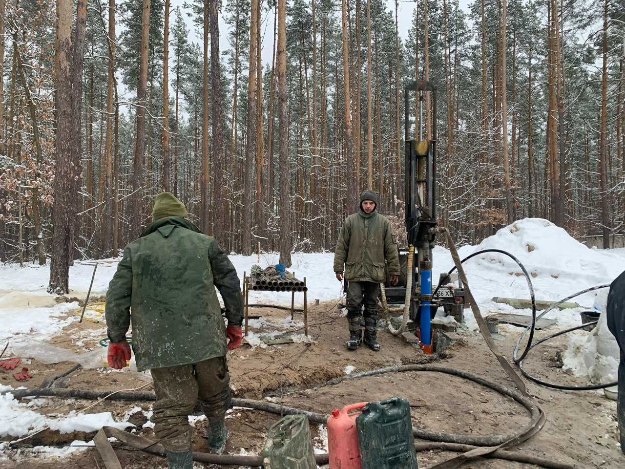 Буріння свердловин на воду, бурение скважин