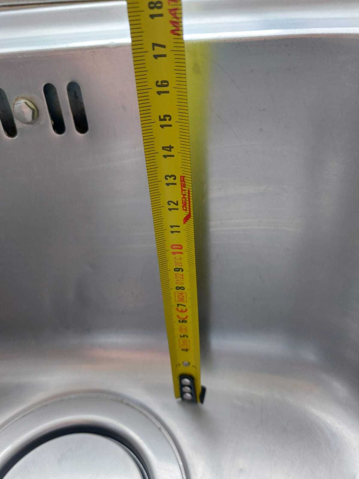Lava-loiça inox Fagor de canto com 2 cubas + torneira extensível