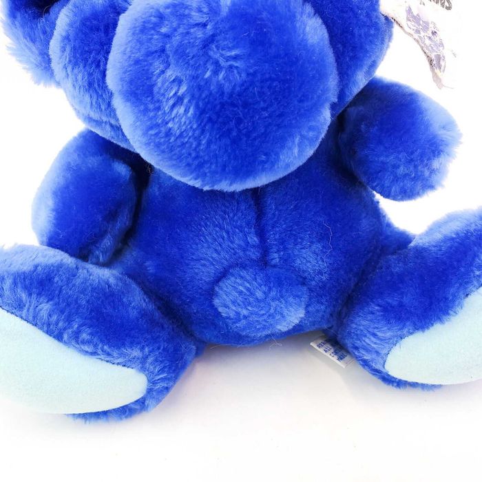 Mascote Brinquedo Peluche vintage Kodak Kolorkins foco azul bicho