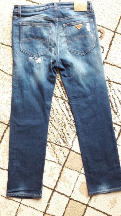 Spodnie ARMANI JEANS boyfriend długość 7/8 r 26