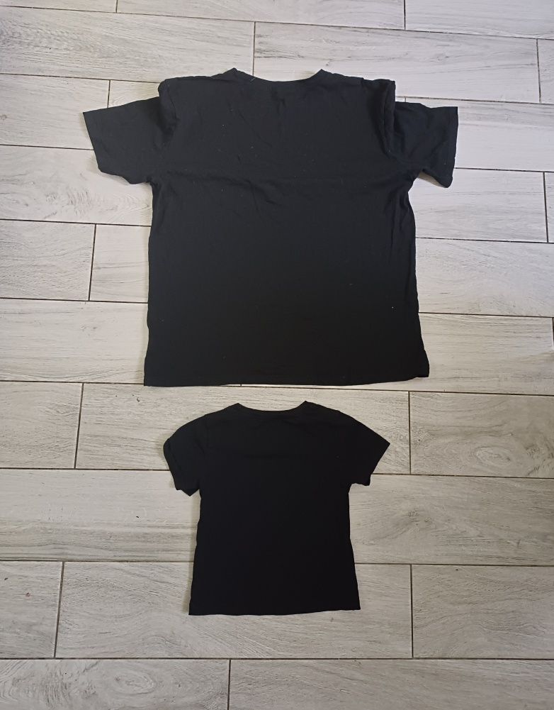 2 x T-shirt tata Xxl  syn 98 czarne Boss komplet