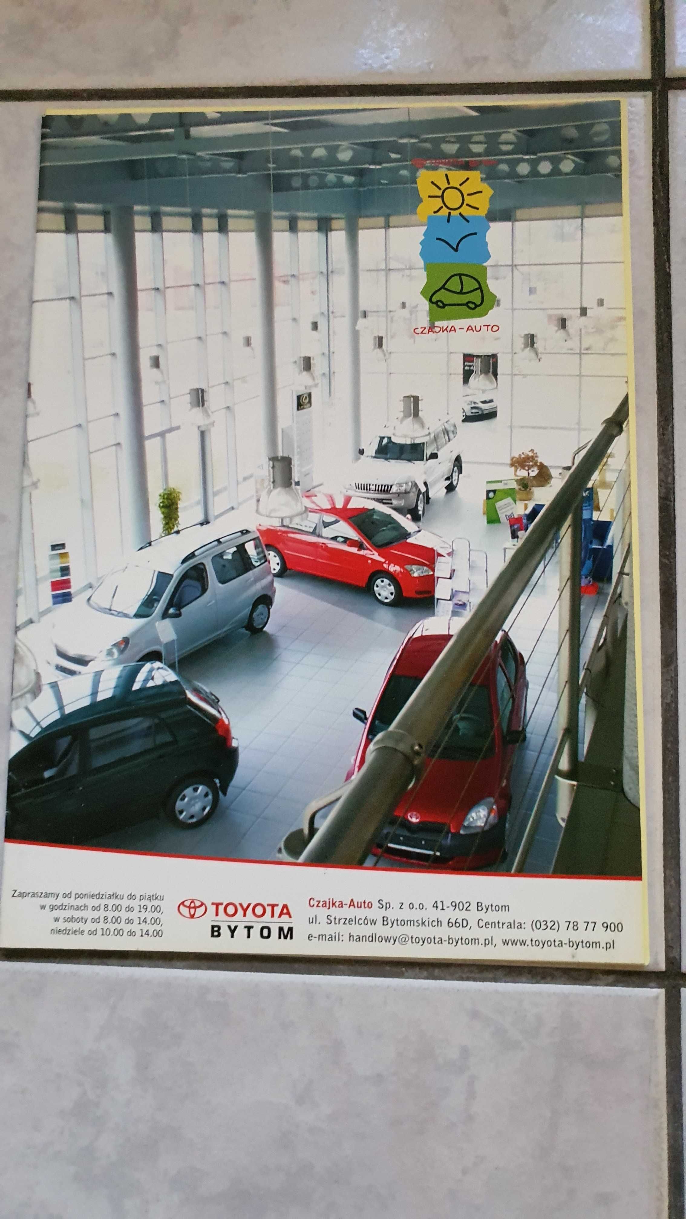 Prospekt Toyoty z salonu z Bytomia