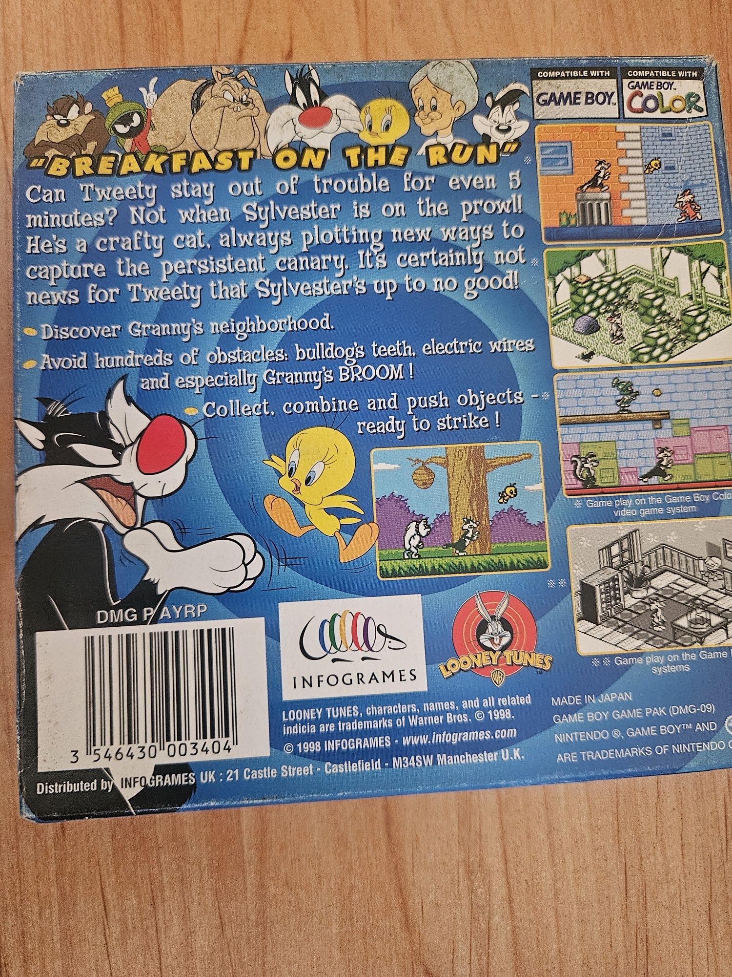 Gameboy Sylvester tweety