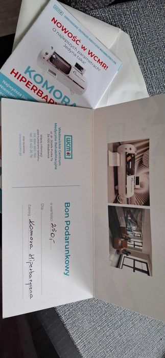 Komora hiperbaryczna voucher Wadowice
