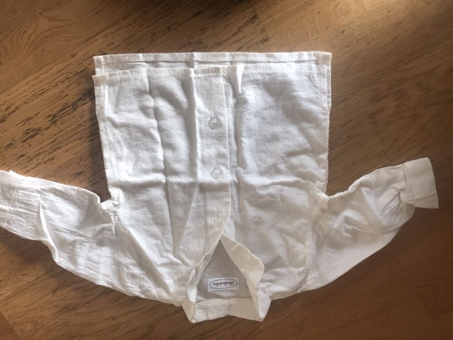 Strój do chrztu dla chłopca 68 cm, idealny na upały