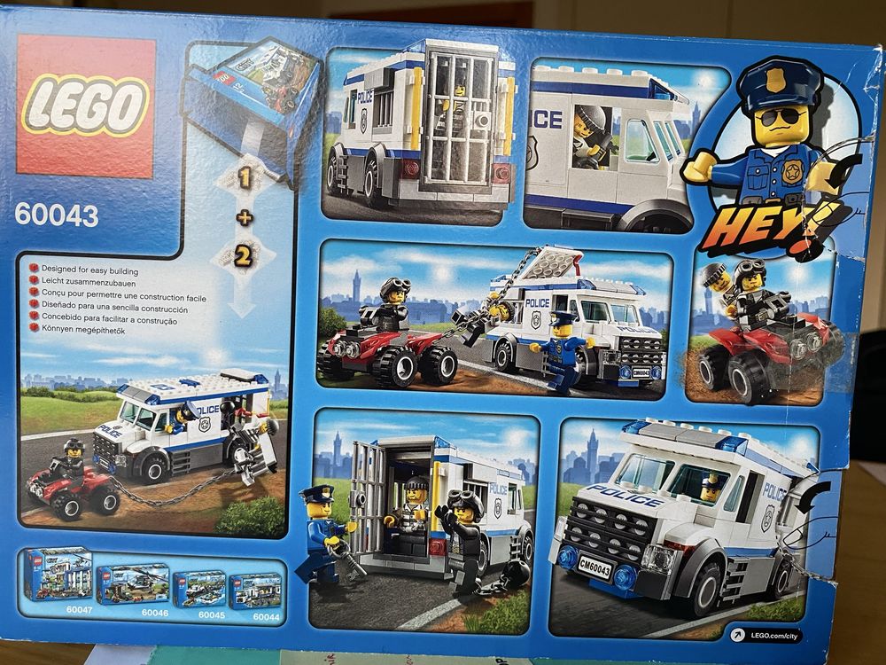 Lego City 60043 Transporte de Prisioneiro
