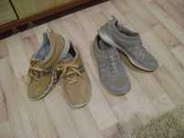 мокасины туфли кроссовки Skechers и Hotter р.40 по стель.25,5 см