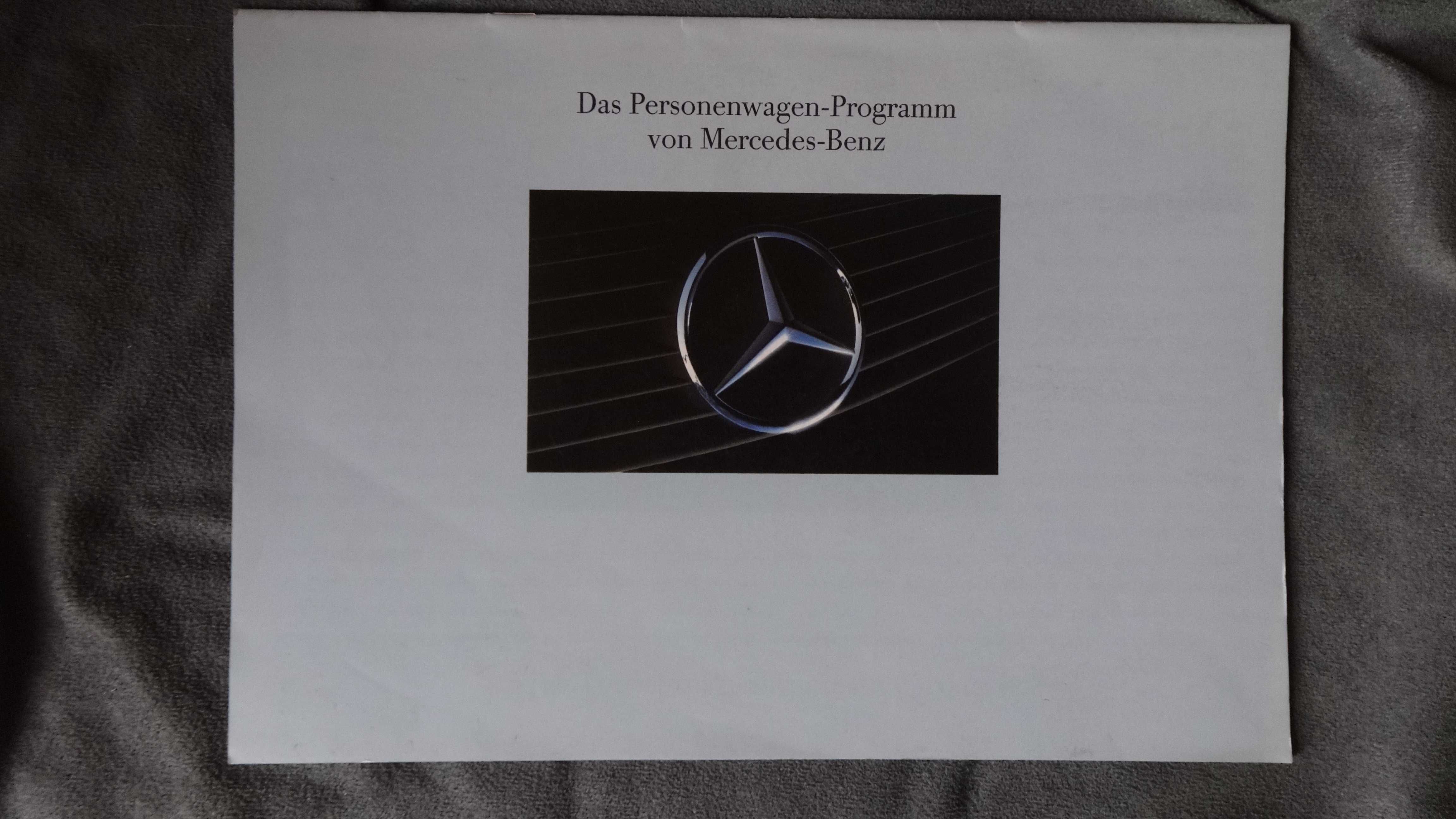 Prospekt Mercedes 1990