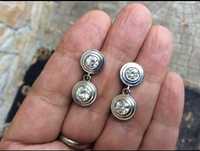 Серьги-пусеты с бриллиантами 2.4 карата
