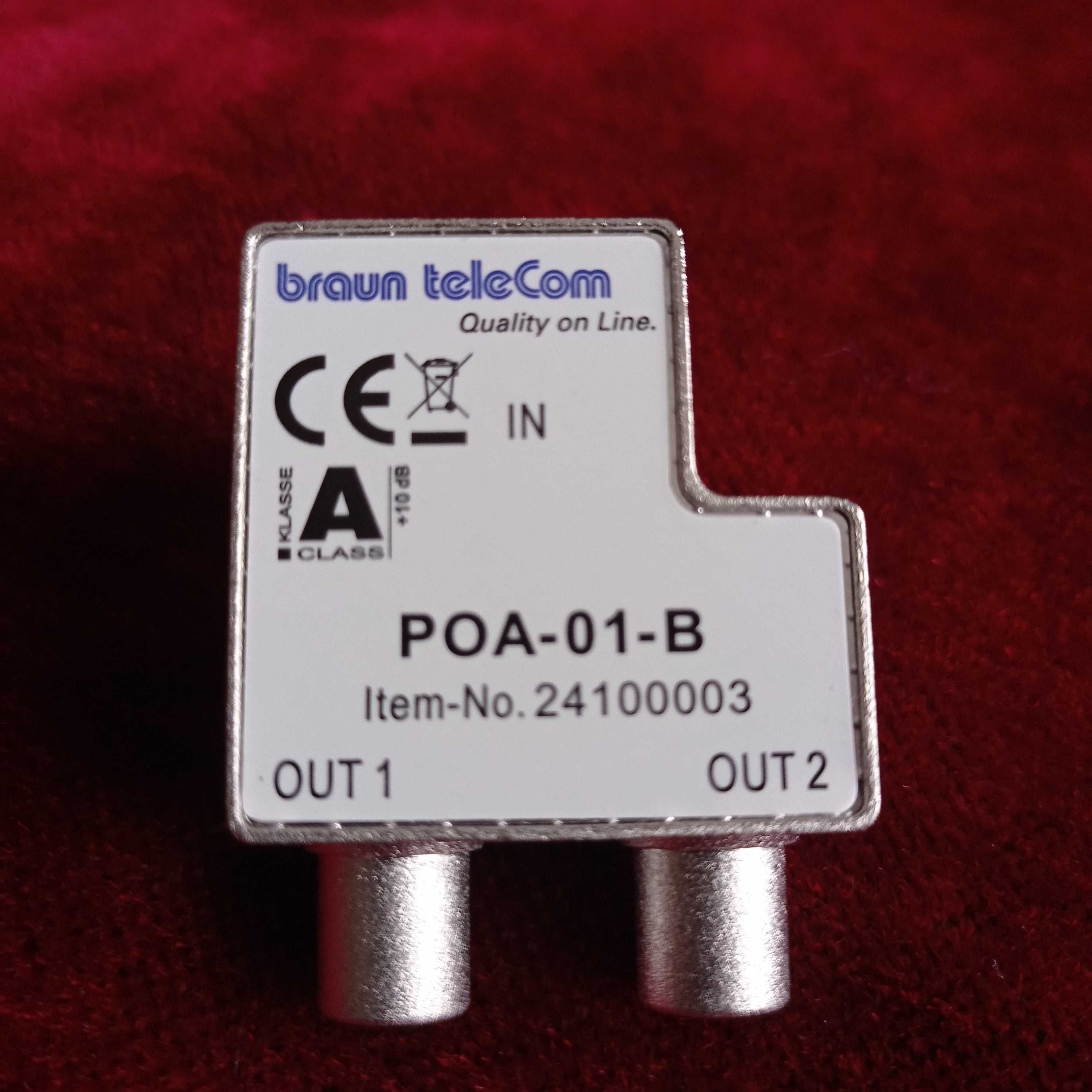 Rozgaleznik TV Braun telecom POA-01-B