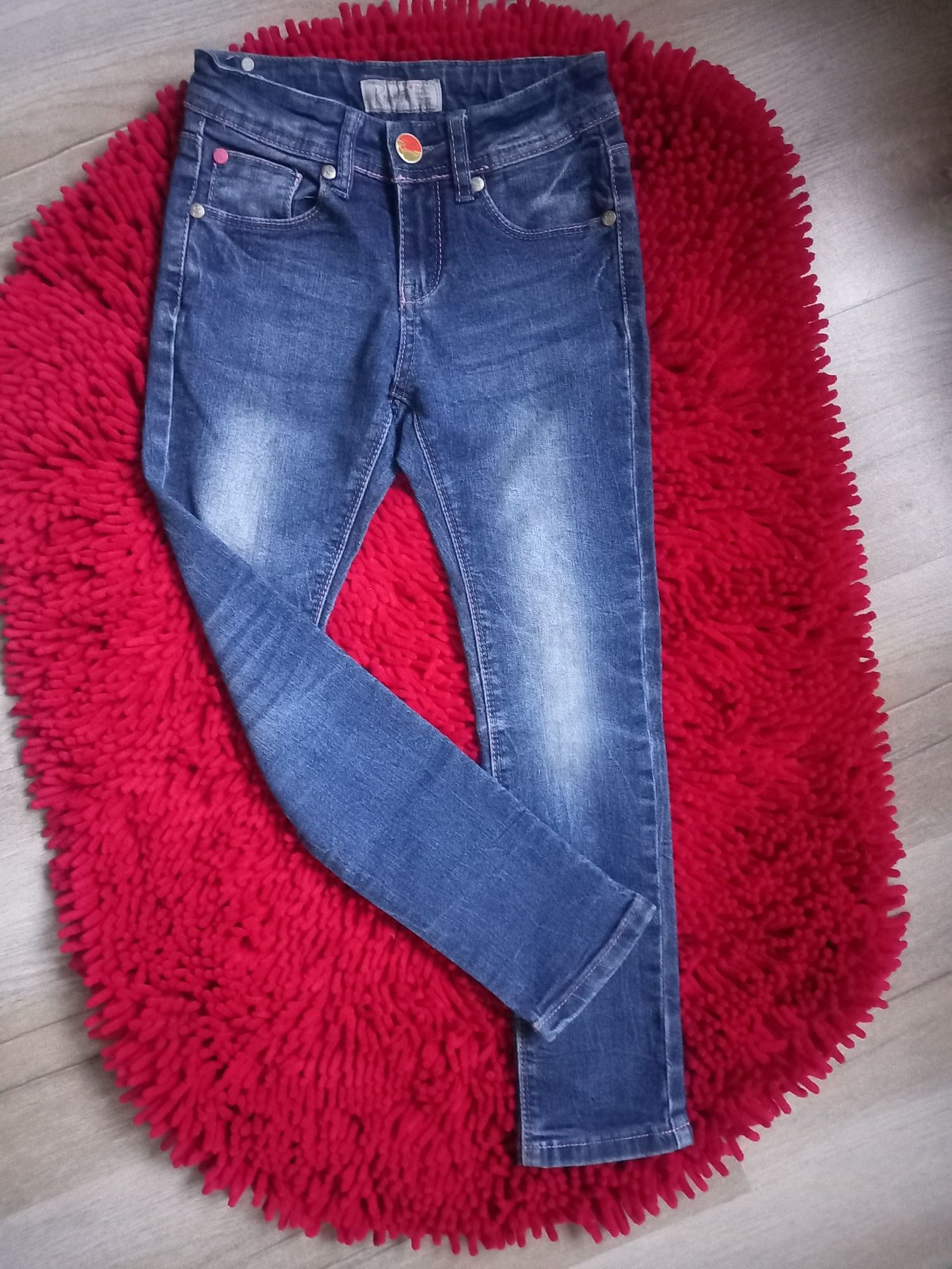 Spodnie jeans Reporter roz 128 niebieskie 8 lat