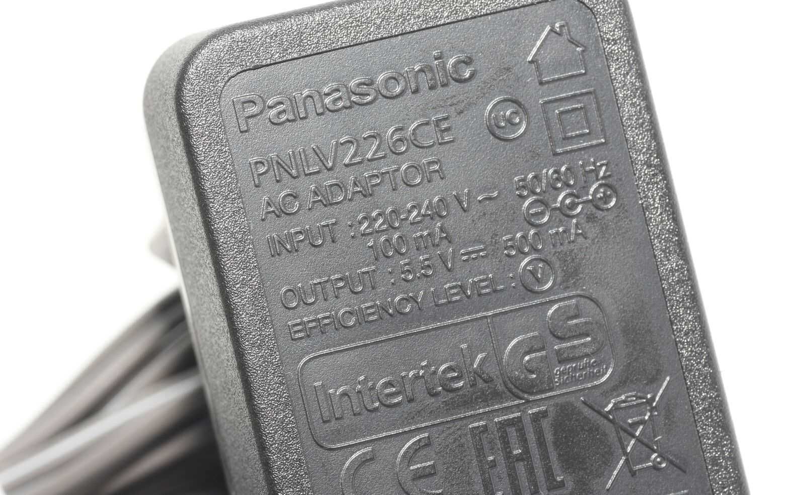 Блок питания Panasonic PNLV226CE Германия 5.5v 500mA Для роутер Т2 итд