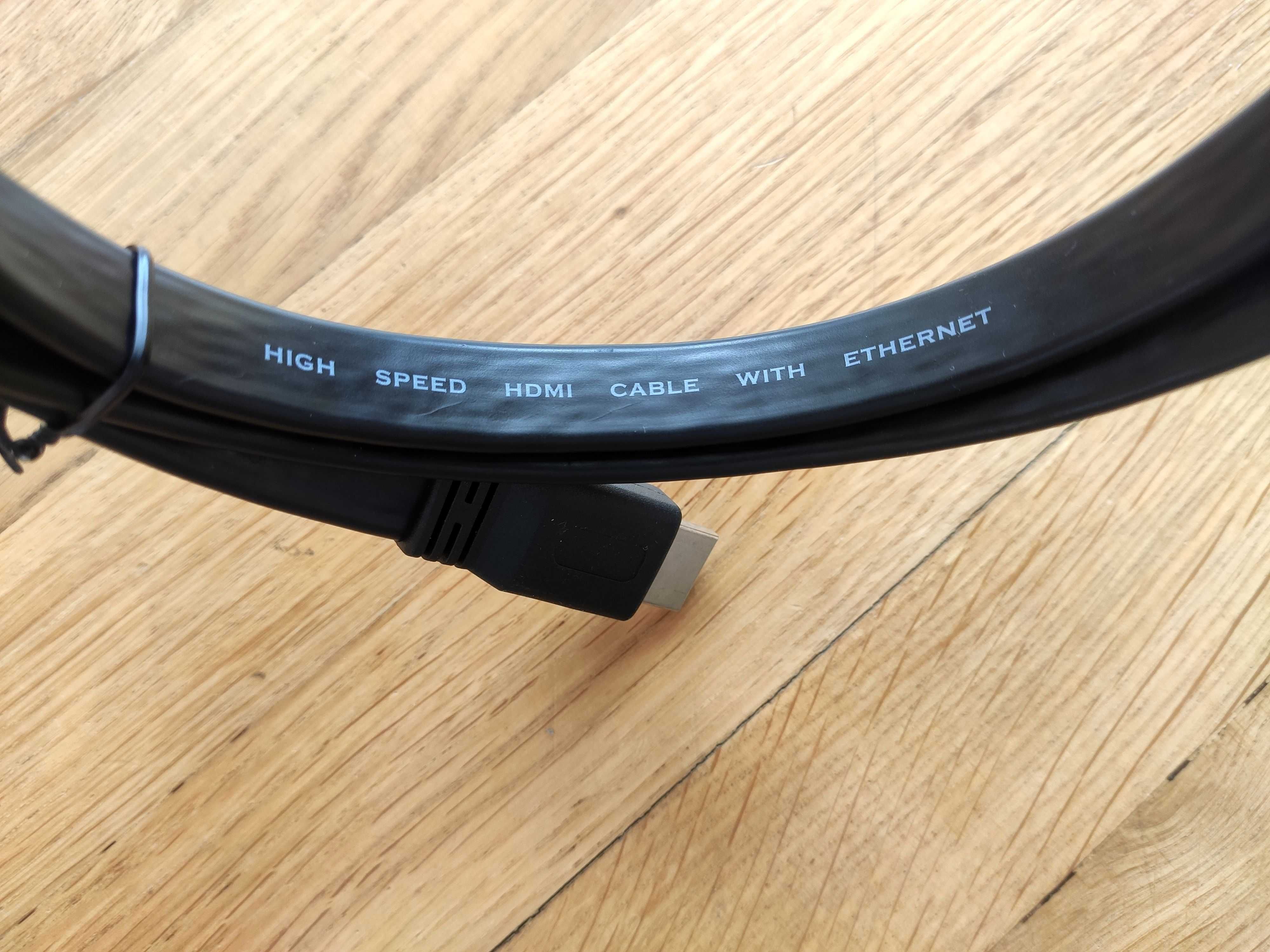 Kabel HDMI 2.0 płaski, rozdzielczość 4K 100cm 1m