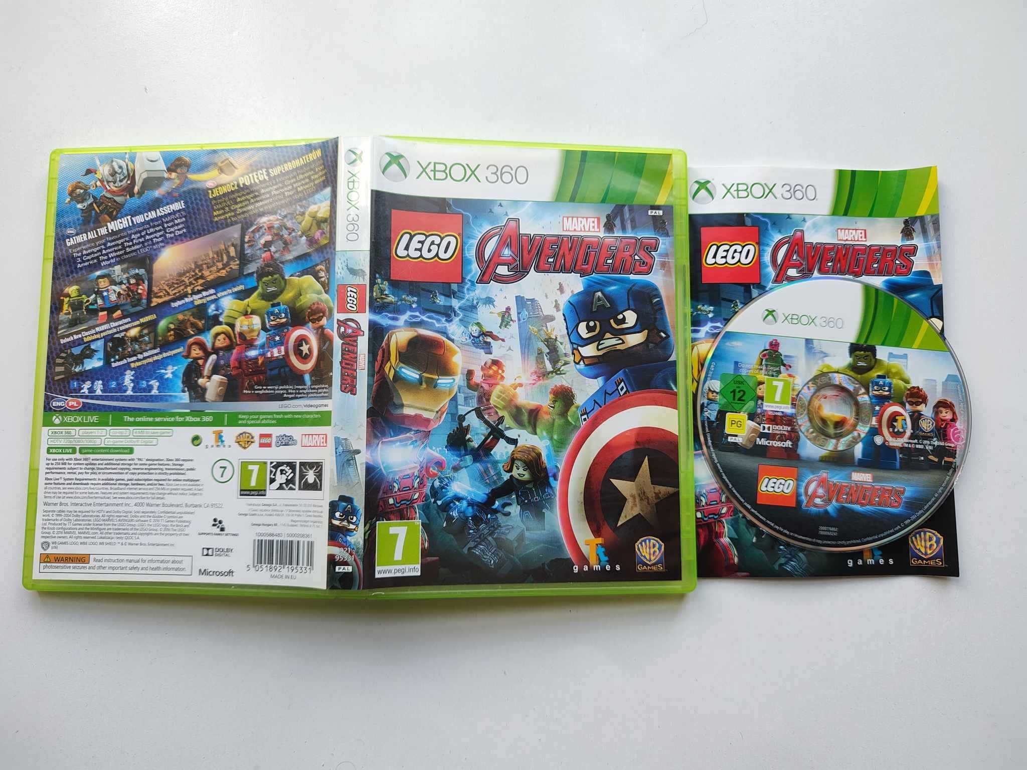 Gra Xbox 360 LEGO Marvel Avengers PL