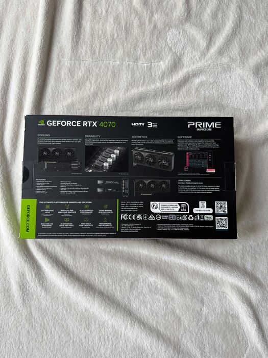 Asus Karta graficzna GeForce RTX 4070 PRIME OC 12G GDDRX6