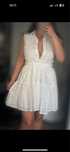 Kate Spade White Cotton Eyelet Shirt Summer Sun Dress