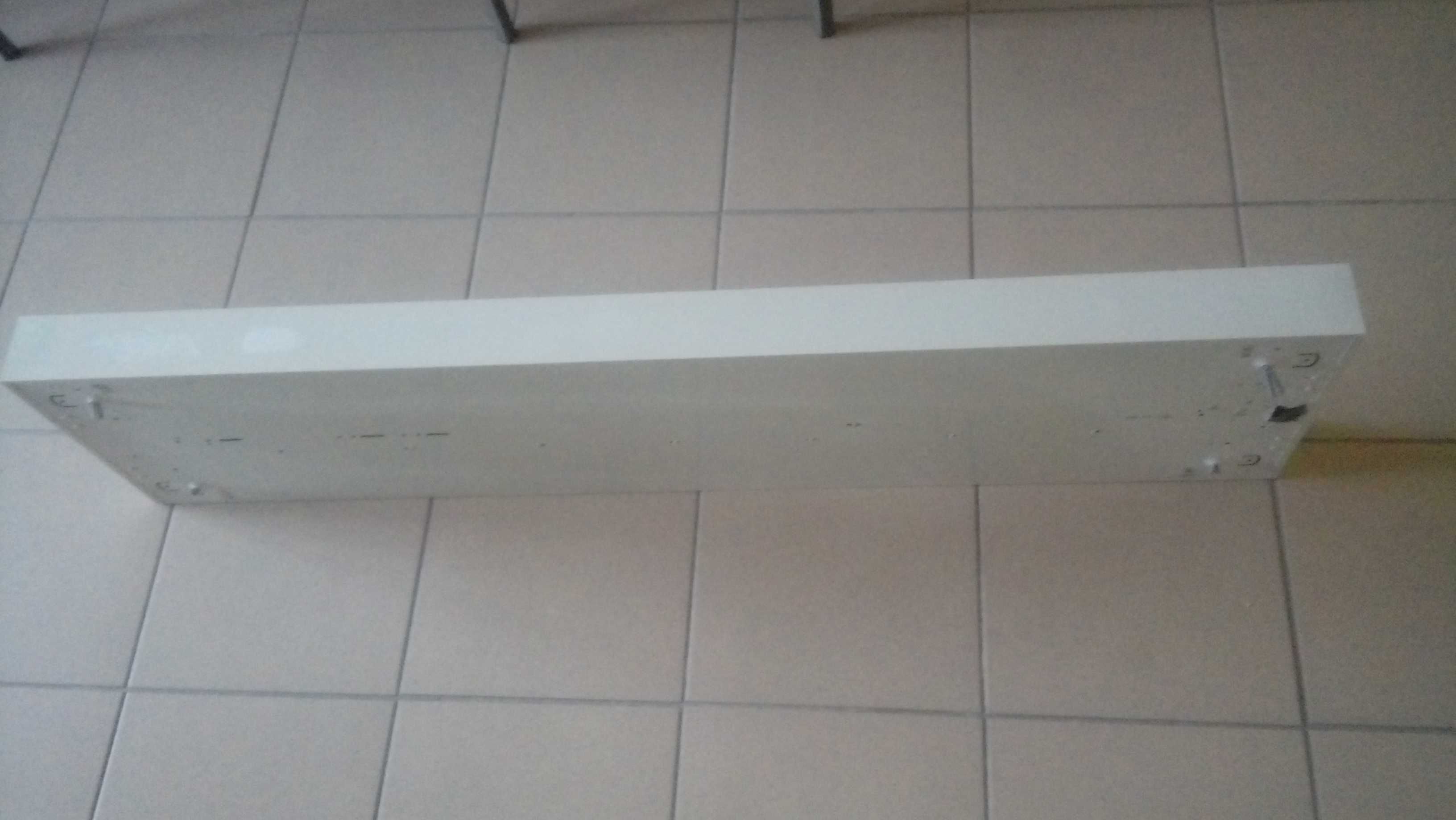 Lampa rastrowa, sufitowa, oprawa + świetlówki