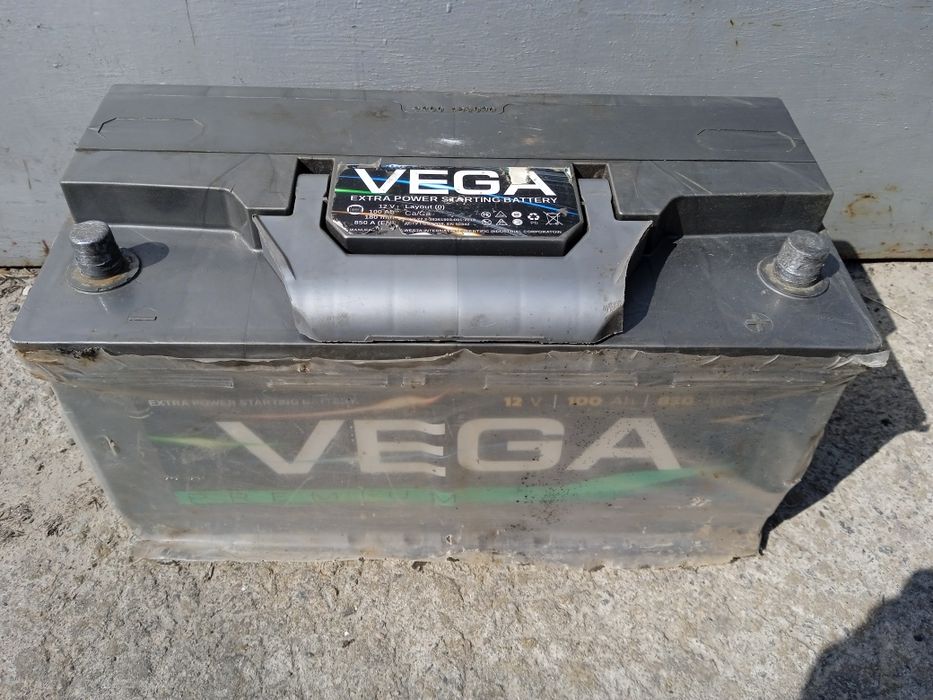 Акумулятор VEGA 100Ah, SOH 95%, пускового струму 850А(En)