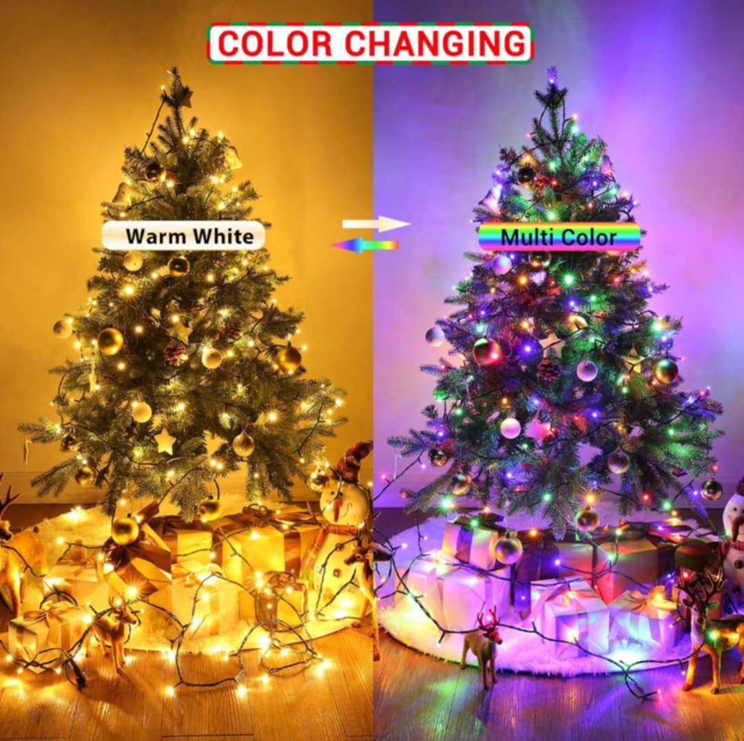 Joomer Łańcuch świetlny na zewnątrz i wewnątrz , 20 m, 200 diod LED, c