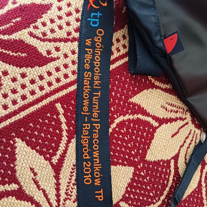 Mały plecak z logo Telekomunikacji Polskiej