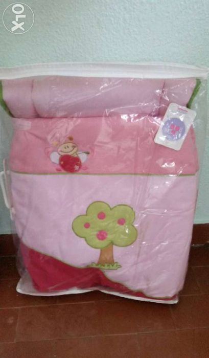 Saco para carrinho bebé - Novo Bolin Bolon colecção Abelhita (Rosa)