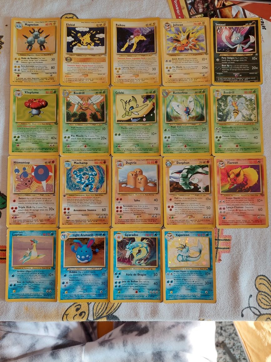 Cartas pokemon raras