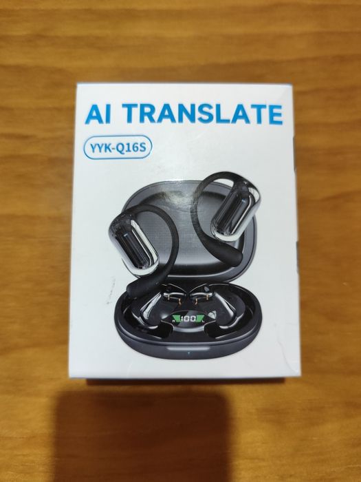 Auriculares bluetooth YYK-Q16S com tradução por inteligência artificia