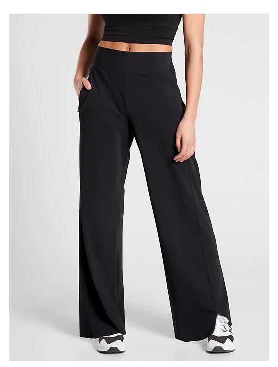 Чорні жіночі широкі брюки штани карго ATHLETA, розмір М