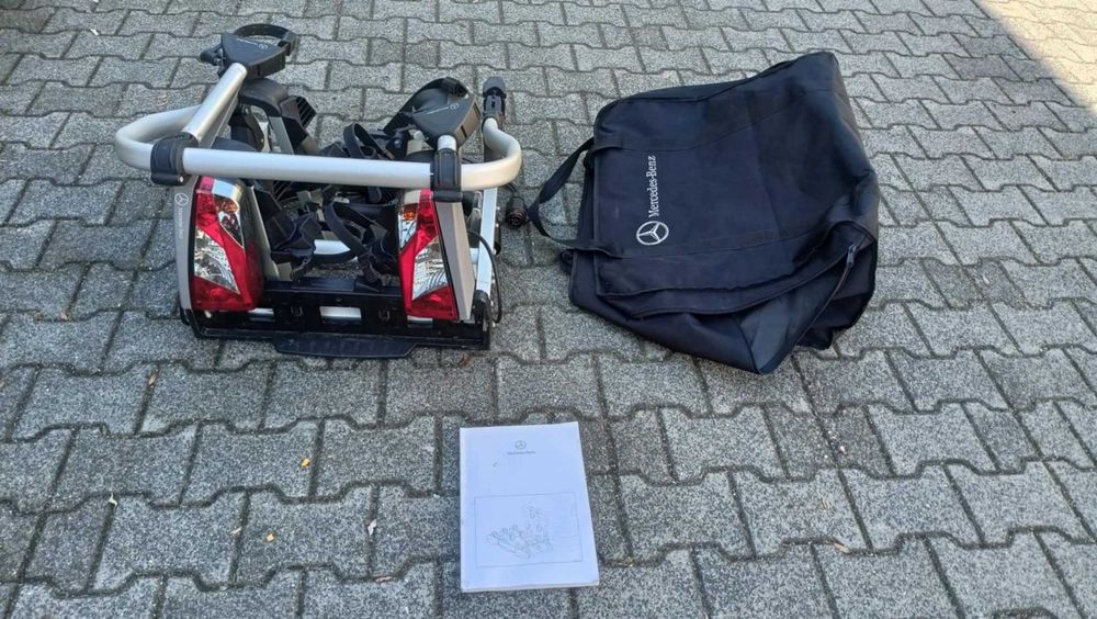Bagażnik hak mercedes Atera EVO 2 rowery, ebike torba st.bdb