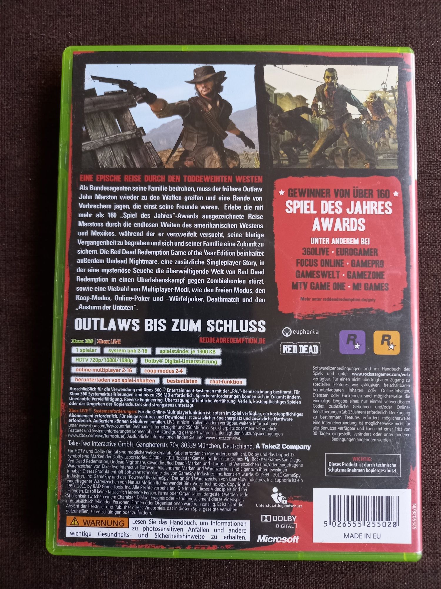 Gra Red Dead Redemption Game of The Year Edition na konsolę xbox 360