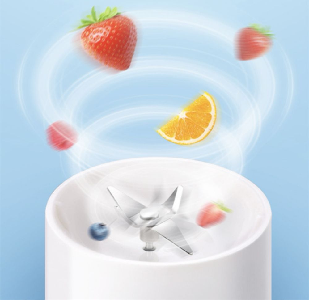Акумуляторний портативний блендер пляшка Mini Juice 420 ml