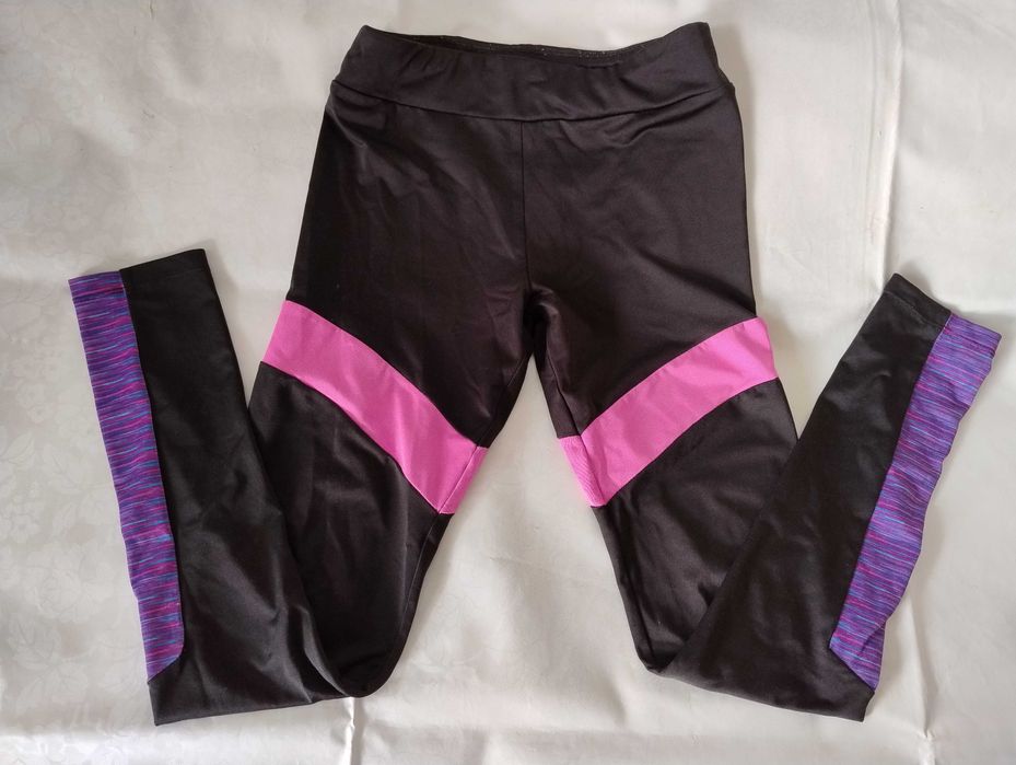 Brązowe leginsy damskie getry Wallis  Made in Turkey S/38 spodni jeans