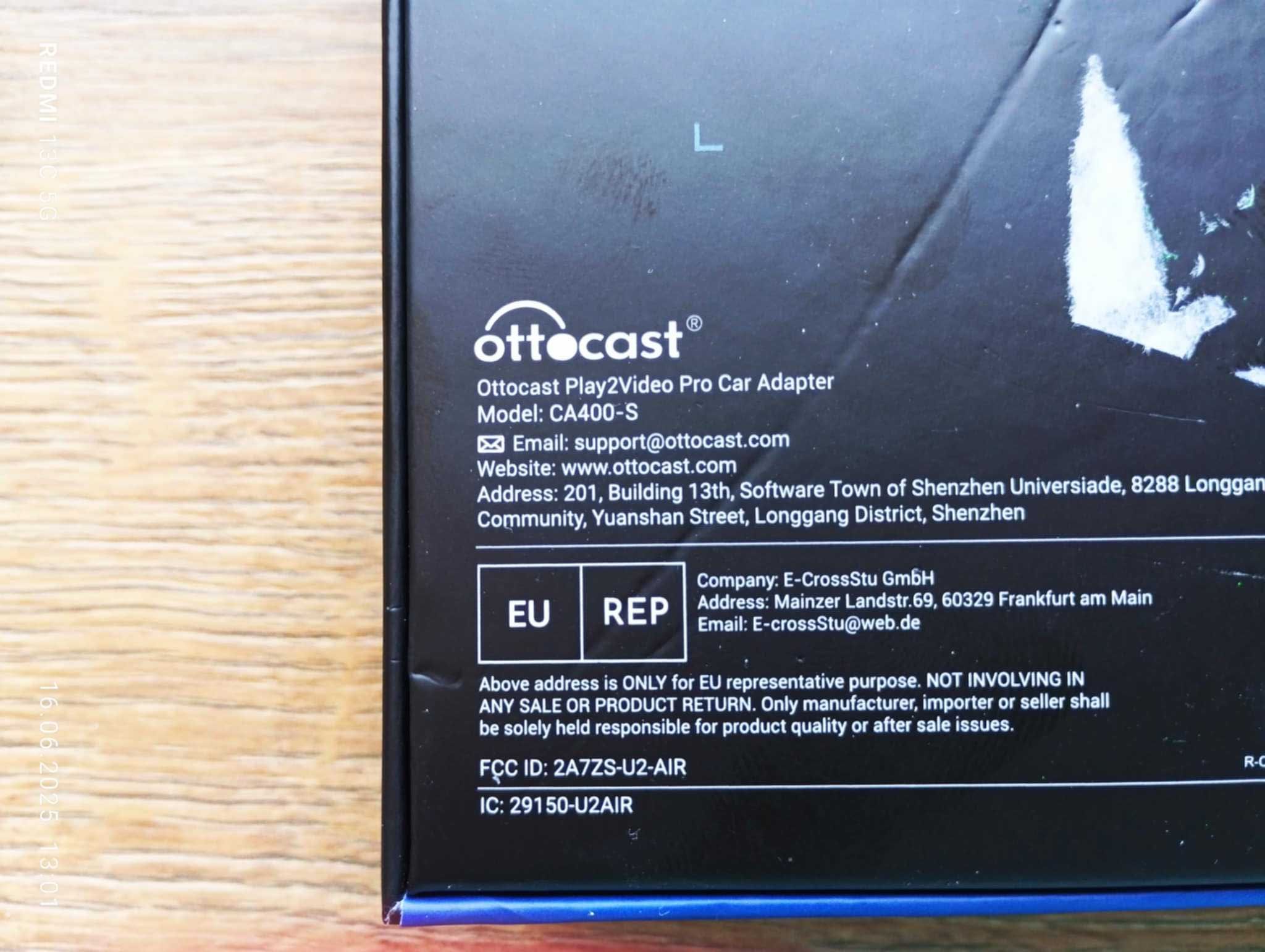Ottocast Play2Video PRO Android Auto / Apple Carplay Netflix YouTube